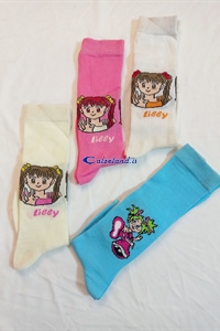 Cotton knee-high Lilly - Light cotton knee-highs for girl)