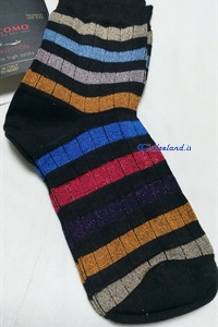 Viscose women's soks - Viscose women's soks multicolor stripes)